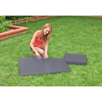 Intex Dalles de sol grises (50x50x0,5cm)