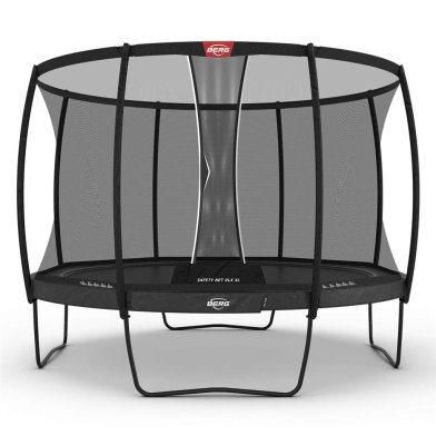 BERG Elite Regular Trampoline 430 Gris + Safety Net Deluxe XL