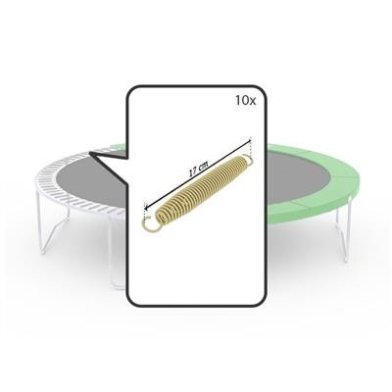 Berg Favorit Goldspring Basic trampoline springs (10x)