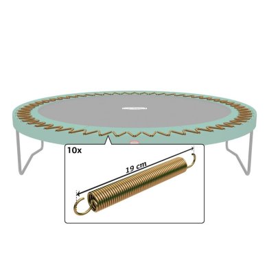 Berg Twinspring Gold trampoline springs (10x)
