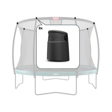 Berg Safety Net Deluxe - Capuchons pour poteaux supérieurs (8x)