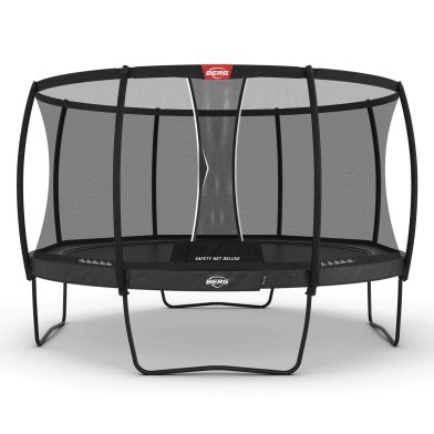 BERG Elite Regular Trampoline 330 Gris + Safety Net Deluxe