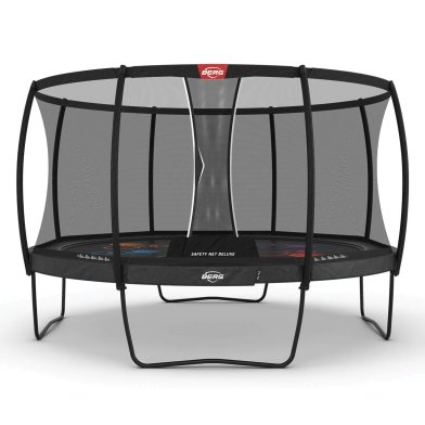 BERG Elite InGround Trampoline 430 Gris Levels + Safety Net Deluxe