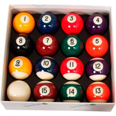 Jeu de billes de pool Aramith Standard 57,2 mm