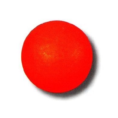 Balles de baby-foot en liège rouge fluo
