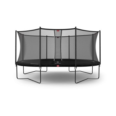 BERG Grand Favorit Regular Trampoline 520 Noir + Safety Net Comfort