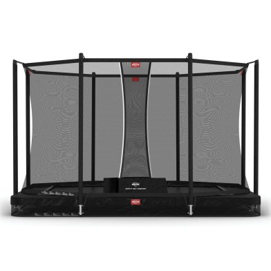 BERG Ultim Favorit InGround Trampoline 330 Noir + Safety Net Comfort