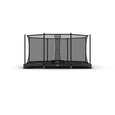 BERG Ultim Favorit InGround Trampoline 410 Gris + Safety Net Comfort