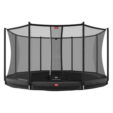 BERG Favorit InGround Trampoline 430 Gris + Safety Net Comfort