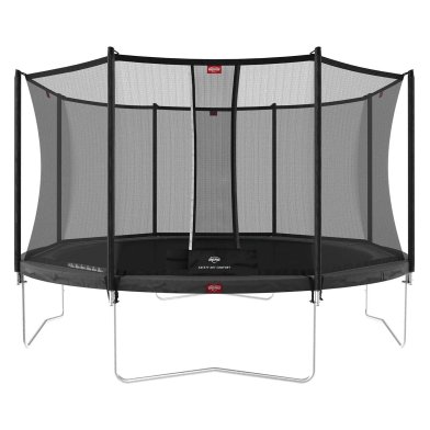 BERG Favorit Regular Trampoline 430 Gris + Safety Net Comfort