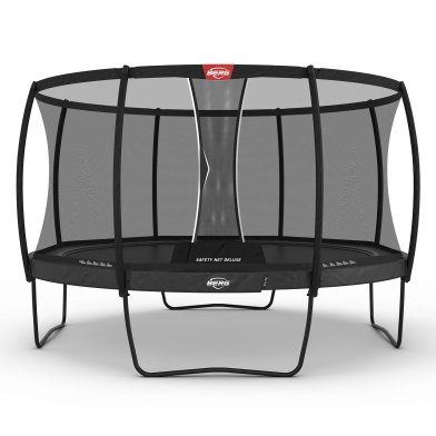 BERG Elite Regular Trampoline 430 Gris + Safety Net Deluxe