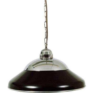 Lampe de billard SOLO 45 cm, chrome/noir
