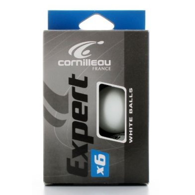 Cornilleau Expert balles de tennis de table blanches