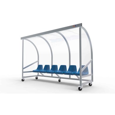 Alusport Dug-Out mobile pour 5-6 personnes DO300VZ Modèle C