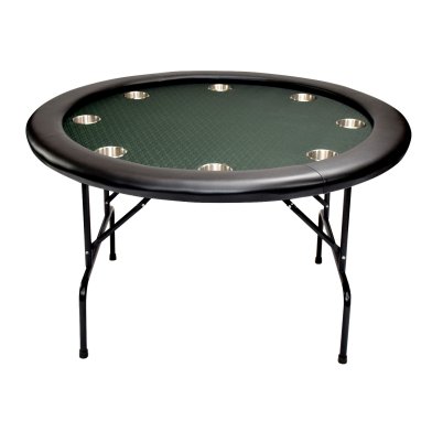 NORTH Table de poker Texas Verte Ronde 8 personnes