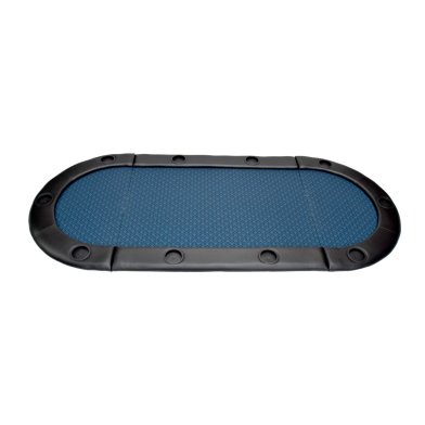 NORTH Tabletop Table de poker bleue 10 places