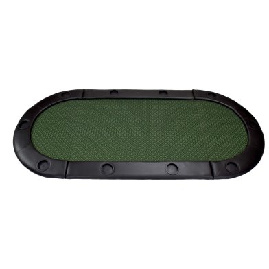 NORTH Tabletop Table de poker verte 10 places