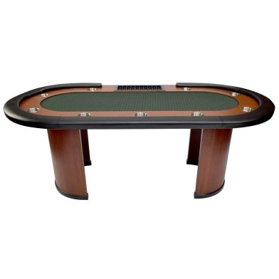 NORTH Table de poker Nevada Verte 10 personnes