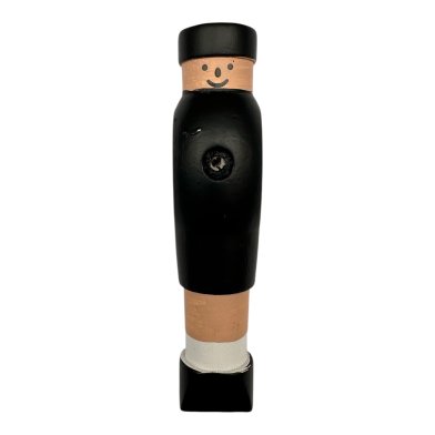 NORTH Lot de 11 joueurs de baby-foot noir en bois 16MM