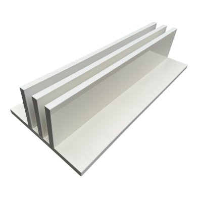 NORTH Cover Board Holder Pool Table High Gloss White (For 2 Tops)