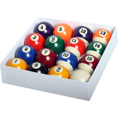 NORTH Lot de billes de billard économique 57,2mm