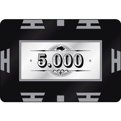 Play Chips Square 5,000 Silver