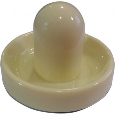 TopTable Air hockey Poussoir jaune lumière noire 96mm