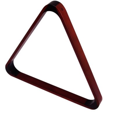 Triangle pool 57,2 mm acajou deluxe