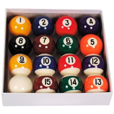 Jeu de billes de pool Ventura Laminé 57,2 mm