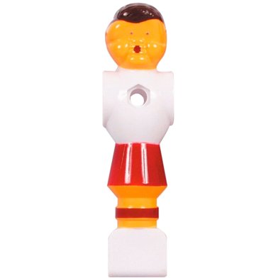 Figurine de baby-foot Rouge / Blanc