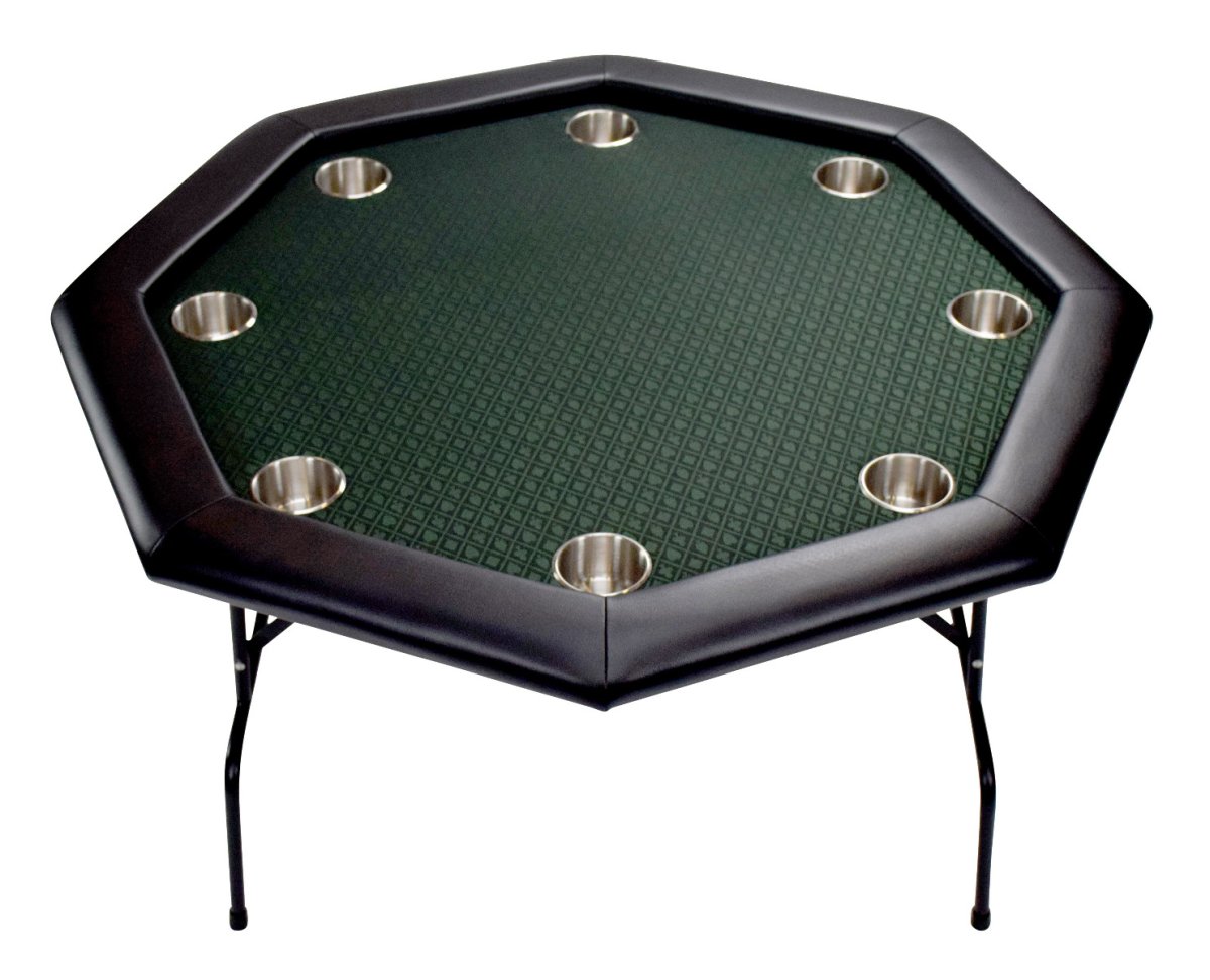 NORTH Octagon Pokertafel Groen 8 Personen