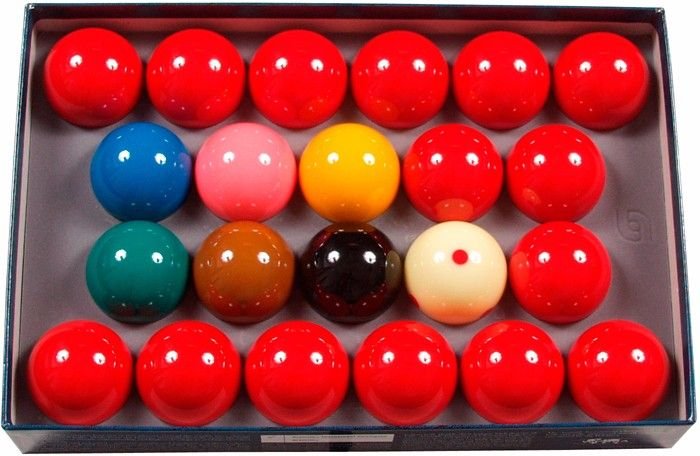 Jeu de billes de snooker Aramith Tournament 52,4 mm
