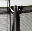 EXIT Silhouette trampoline enterré 153x214cm avec filet de sécurité - noir miniature