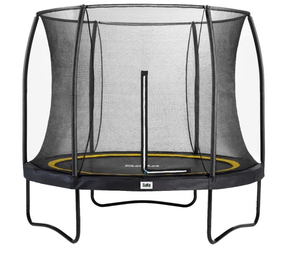 Trampoline Salta Comfort Edition 427 noire + filet de sécurité