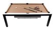 NORTH Essence Table de billard/Table à manger Noir/Blanc 7FT miniature