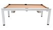NORTH Essence Table de billard/Table à manger Blanc/Blanc 7FT miniature