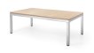 FAS Cube 7FT table de billard et table à manger bois clair miniature