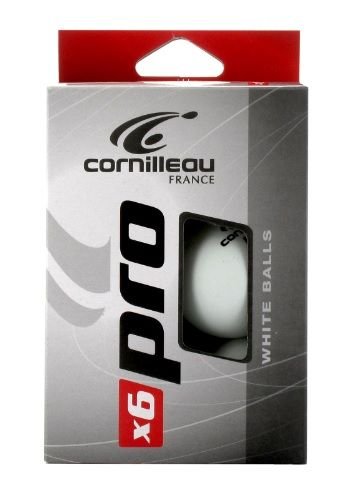 Cornilleau Pro table tennis balls White x6