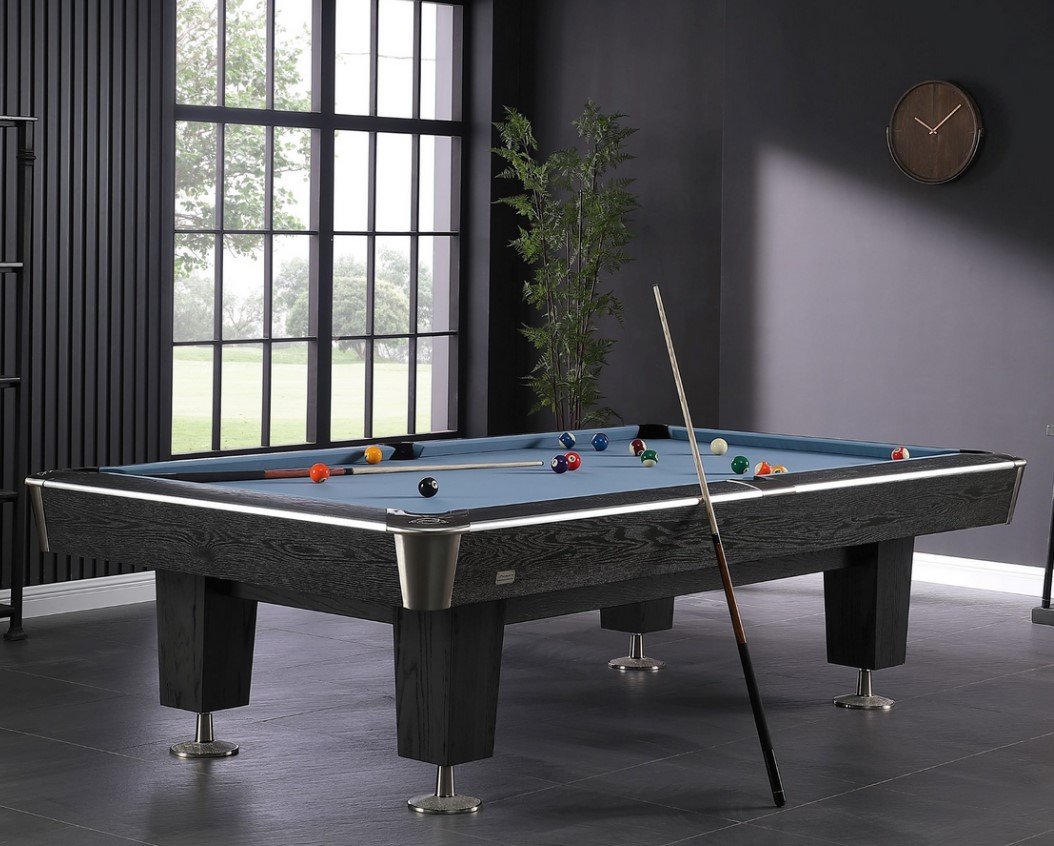 Table de billard TopTable Lexor X-Treme II Noir Bois Acier 8FT