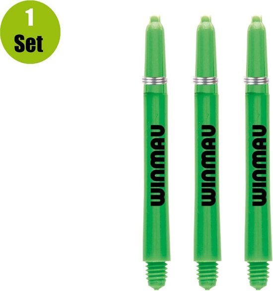 Winmau Tiges de fléchettes Nylon Signature - Vert - Medium - (1 jeu)