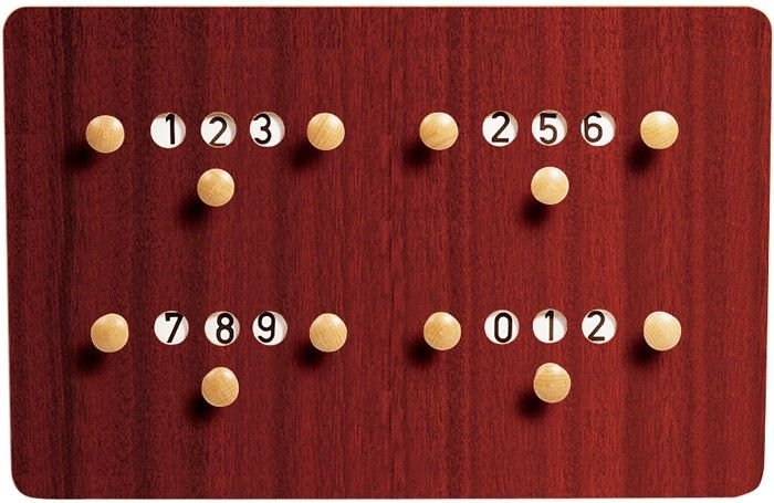 Tableau de score carambole X4 - 61 x 40 cm