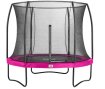 Trampoline Salta Comfort Edition 251 rose + filet de sécurité miniature