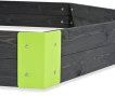 EXIT Aksent Wooden Hexagonal Sandpit 160x140cm thumbnail