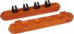 Râtelier pour 4 queues - Acajou miniature