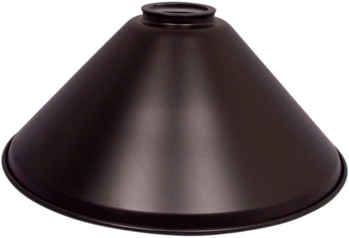 Abat-jour de rechange pour lampe de billard 37 cm, noir