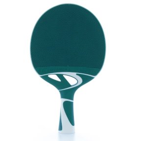 Raquette de tennis de table Cornilleau Tacteo 50 turquoise d'extérieur