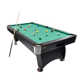 NORTH Gardone Pool Table Black/Green 8FT