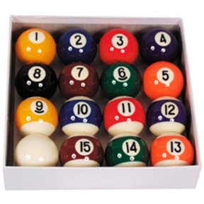 Pool Ball Set Ventura Laminated 57.2 mm
