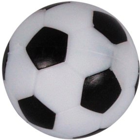 Bébé-foot Balles de Football Noir/Blanc Avec profiel
