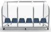 Alusport Dug-Out mobile pour 5-6 personnes DO300VZ Modèle C miniature